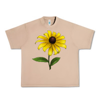 Burro Black Eyed Susan Flower Urban Heavy Tee - LillyAllenDesigns