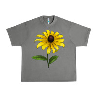 Tornado Black Eyed Susan Flower Urban Heavy Tee - LillyAllenDesigns
