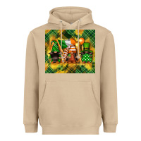 St. Patrick's Day Gnome Heavyweight Hoodie | Teevron