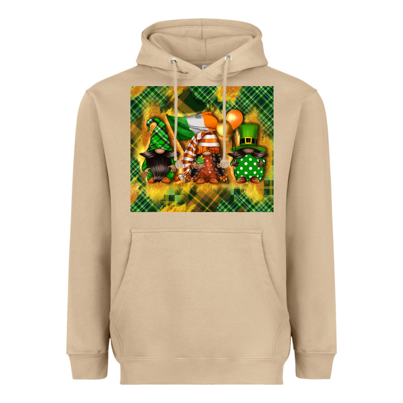 St. Patrick's Day Gnome Heavyweight Hoodie by FaDigitalArtStudio | Teevron