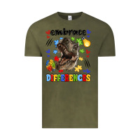 Vintage Olive embrace differences Vintage Tee - LillyAllenDesigns