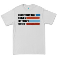 Dove Grey indepence power freedom brave Premium Tee - MaliasSmallBusiness