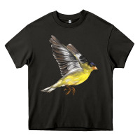 Asphalt Flying American Goldfinch Heavy Core Tee - LillyAllenDesigns