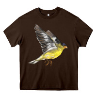 Flying American Goldfinch Heavy Core Tee | Teevron