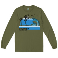 Army Green California The Perfect Wave Long Sleeve Tee - Bettercallsaul