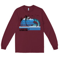 Burgundy California The Perfect Wave Long Sleeve Tee - Bettercallsaul