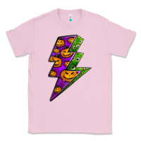 Bubblegum Pink halloween lightning bolt Classic Tee - BundleAndBundleShop