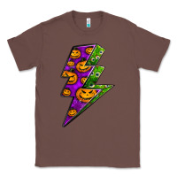 Chestnut halloween lightning bolt Classic Tee - BundleAndBundleShop