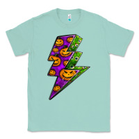 Seafoam halloween lightning bolt Classic Tee - BundleAndBundleShop
