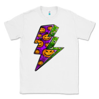 White halloween lightning bolt Classic Tee - BundleAndBundleShop