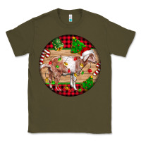Army Green Nubian Goat Christmas Classic Tee - LillyAllenDesigns