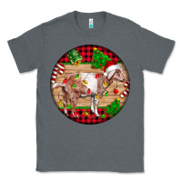 Charcoal Heather Nubian Goat Christmas Classic Tee - LillyAllenDesigns