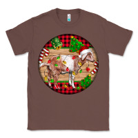 Chestnut Nubian Goat Christmas Classic Tee - LillyAllenDesigns