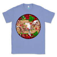 Colony Blue Nubian Goat Christmas Classic Tee - LillyAllenDesigns