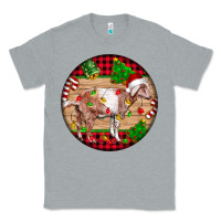 Heather Grey Nubian Goat Christmas Classic Tee - LillyAllenDesigns