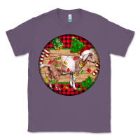 Lavender Nubian Goat Christmas Classic Tee - LillyAllenDesigns