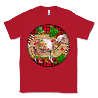 Red Nubian Goat Christmas Classic Tee - LillyAllenDesigns