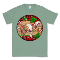 Sage Nubian Goat Christmas Classic Tee - LillyAllenDesigns