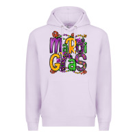 Lilac mardi gras Premium Hoodie - OliviaCreatesArt