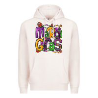 Pale Pink mardi gras Premium Hoodie - OliviaCreatesArt