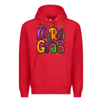 Red mardi gras Premium Hoodie - OliviaCreatesArt