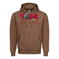 Chestnut Viva Mexico Zipper Hoodie - HowdyJamesFarm