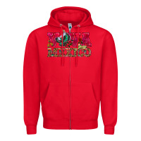 Red Viva Mexico Zipper Hoodie - HowdyJamesFarm