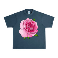 Midnight Navy All Dressed Up Rose Urban Heavy Tee - LillyAllenDesigns
