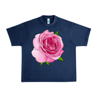 Navy All Dressed Up Rose Urban Heavy Tee - LillyAllenDesigns