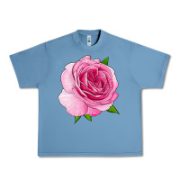 Pebble Blue All Dressed Up Rose Urban Heavy Tee - LillyAllenDesigns
