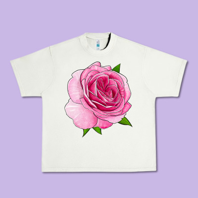 All Dressed Up Rose Urban Heavy Tee Designed By Lillyallendesigns