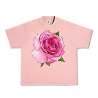 Salmon All Dressed Up Rose Urban Heavy Tee - LillyAllenDesigns