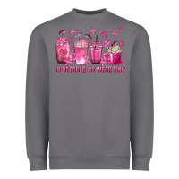 Storm In October We Wear Pink with Breast Cancer Coffee Heavyweight Sweatshirt - texasbilliewilder