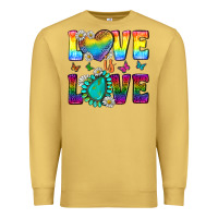 Antique Gold Western Love LGBTQ Tumbler Premium Sweatshirt - BundleAndBundleShop