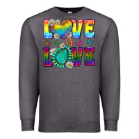 Charcoal Heather Western Love LGBTQ Tumbler Premium Sweatshirt - BundleAndBundleShop