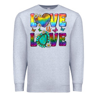 Heather Grey Western Love LGBTQ Tumbler Premium Sweatshirt - BundleAndBundleShop