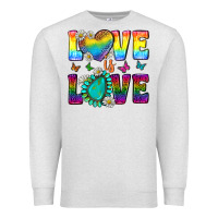 Oatmeal Heather Western Love LGBTQ Tumbler Premium Sweatshirt - BundleAndBundleShop