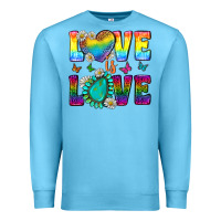 Ocean Blue Western Love LGBTQ Tumbler Premium Sweatshirt - BundleAndBundleShop