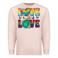 Pale Pink Western Love LGBTQ Tumbler Premium Sweatshirt - BundleAndBundleShop