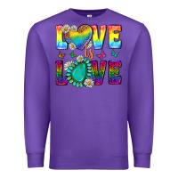 Purple Western Love LGBTQ Tumbler Premium Sweatshirt - BundleAndBundleShop