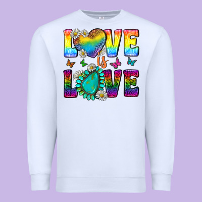 Western Love Lgbtq Tumbler Premium Sweatshirt Designed By Bundleandbundleshop