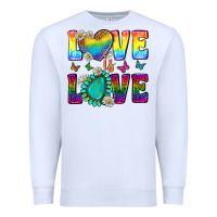 White Western Love LGBTQ Tumbler Premium Sweatshirt - BundleAndBundleShop