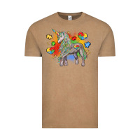 Vintage Coffee autism unicorn Vintage Tee - LillyAllenDesigns