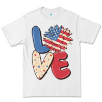 White love 4th of july Premium Tee - MaliasSmallBusiness