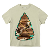 Mossy cowhide wooden arrowhead Heavy Core Tee - Jasminsmagicworld