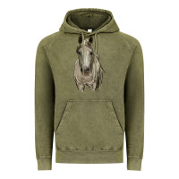 Vintage Olive horse Vintage Hoodie - RanaPortraitStore