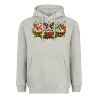 Moon Dust christmas cupcake with gingerbreads bbs Heavyweight Hoodie - BundleAndBundleShop