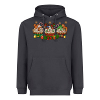 Smoke christmas cupcake with gingerbreads bbs Heavyweight Hoodie - BundleAndBundleShop