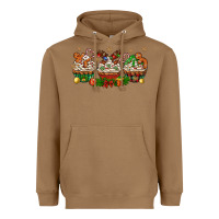 Toasted Coconut christmas cupcake with gingerbreads bbs Heavyweight Hoodie - BundleAndBundleShop