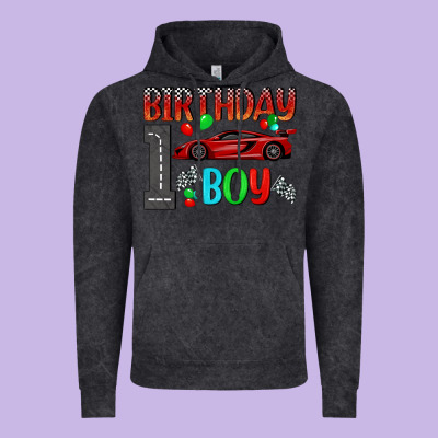 Birthday Boy 1 Vintage Hoodie Designed By Bundleandbundleshop